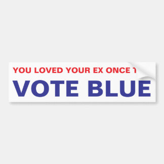 VOTE BLUE AUTOAUFKLEBER