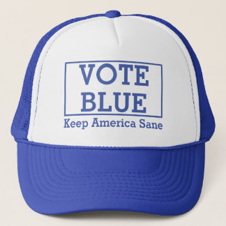 Vote Blue: Behalt America Sane T - Shirt Truckerkappe