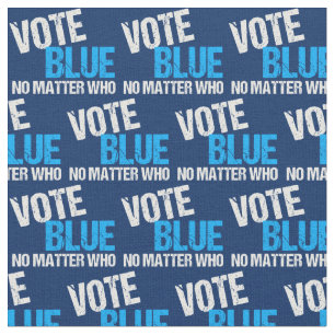 Vote Blue No Materie Wer Stoff