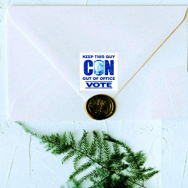 Vote Blue Resist 2024 Briefmarke aus selbstfarbene Permastempel