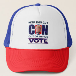 Vote Blue Resist 2024 Präsident Trucker Hat Truckerkappe