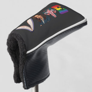 VOTE Bücher Uterus LGBT Kamala Harris Walz Wahl Golf Headcover