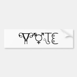 VOTE Bumper Sticker Autoaufkleber