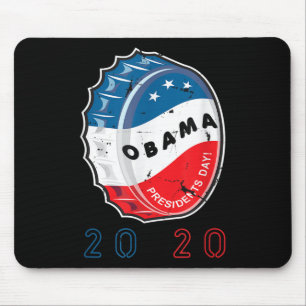 Vote Button Vintag lustig Obama Farbgestaltung Mousepad