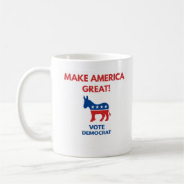 Vote Democrat Pro-Democracy Coffee Mug Kaffeetasse