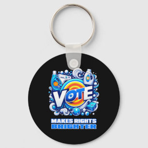 Vote Detergent Bright Rechts Funny Vintag 2024 Schlüsselanhänger