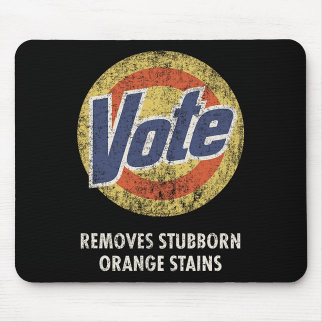 Vote Detergent Funny Vintag Mousepad (Vorne)