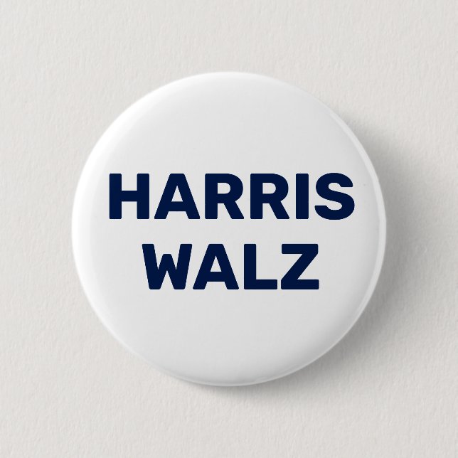 Vote Harris Walz 2024 Button (Vorderseite)