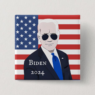 Vote Joe Biden Präsidentschaftswahl 2024 Button