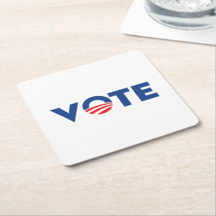 Vote - Joe Hope 2020 - Biden-Blau-Weiß Rechteckiger Pappuntersetzer