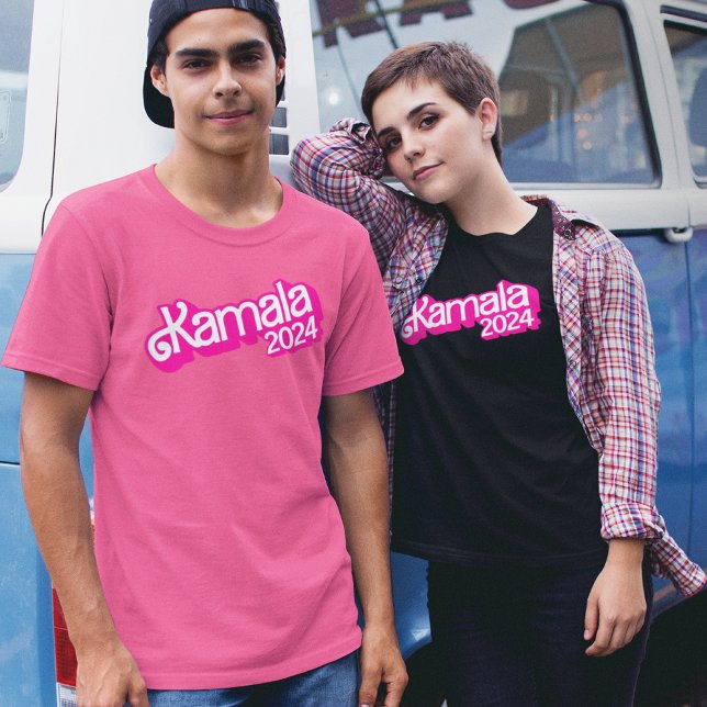 Vote Kamala Harris 2024 Hot Pink Logo T-Shirt (Créateur téléchargé)