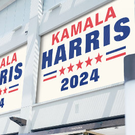 Vote Kamala Harris 2024 Wahl Vinyl Banner Zeichen