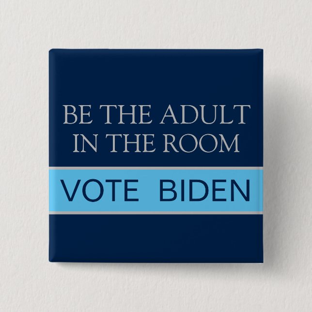 Vote Kamala Sei der verantwortliche Erwachsene 202 Button (Vorderseite)