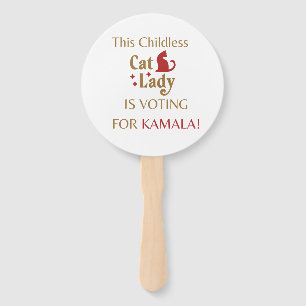 Vote Kamala Sign/Fan Fächer
