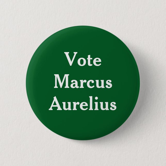 Vote Marcus Aurelius Button (Vorderseite)