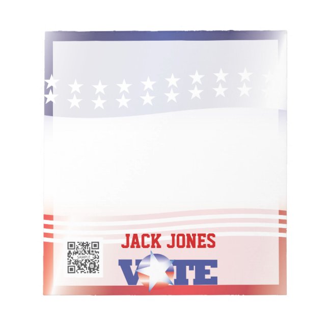 Vote Modèle du Bloc-notes (Devant)