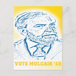 Vote Mulcair '15 Postkarte