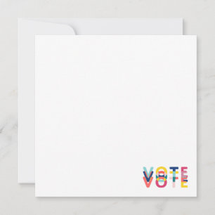 Vote Multicolor Geschenke Regenbogen Moderne Mitte
