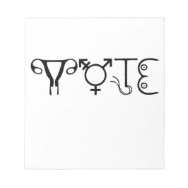 VOTE notepad Notizblock