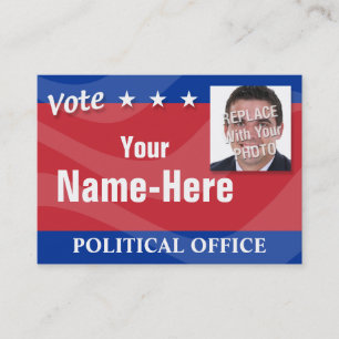 VOTE - Political Campaign Visitenkarte