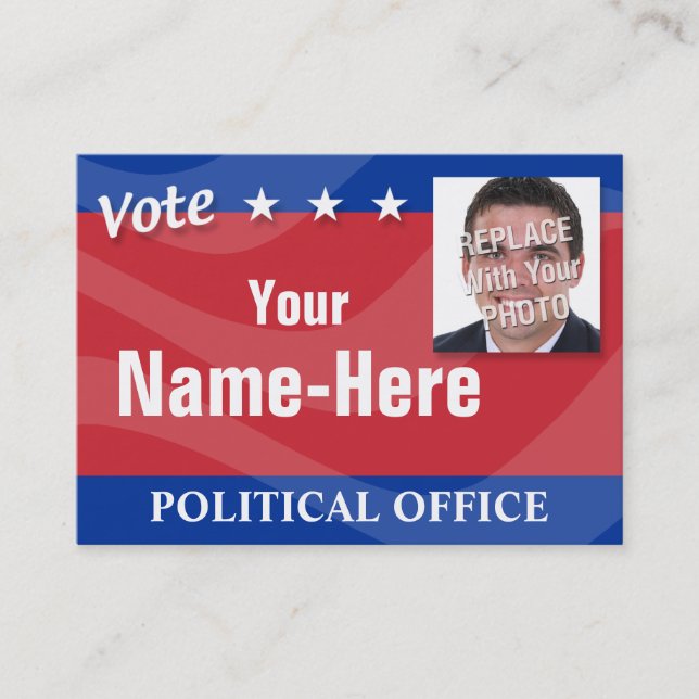 VOTE - Political Campaign Visitenkarte (Vorderseite)