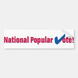 Vote populaire national Bumper Sticker