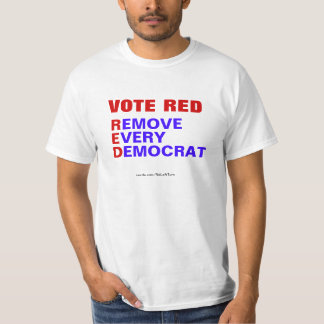 Vote Red Supprimer chaque T-shirt démocrate