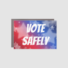Vote Safely Auto Magnet