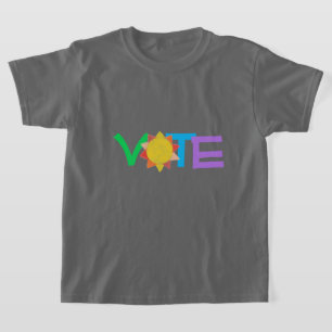 Vote-Shirt Sonne GOTV / Wähle mit der Sonne T-Shirt