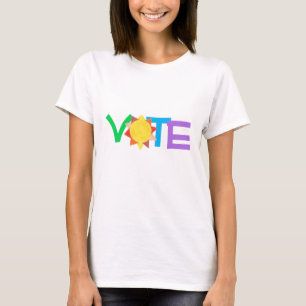 Vote-Shirt Sonne GOTV / Wähle mit der Sonne T-Shirt