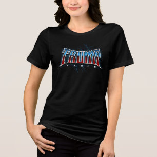 Vote trump Elektro Duo 2024 USA Wahlen Tri-Blend Shirt