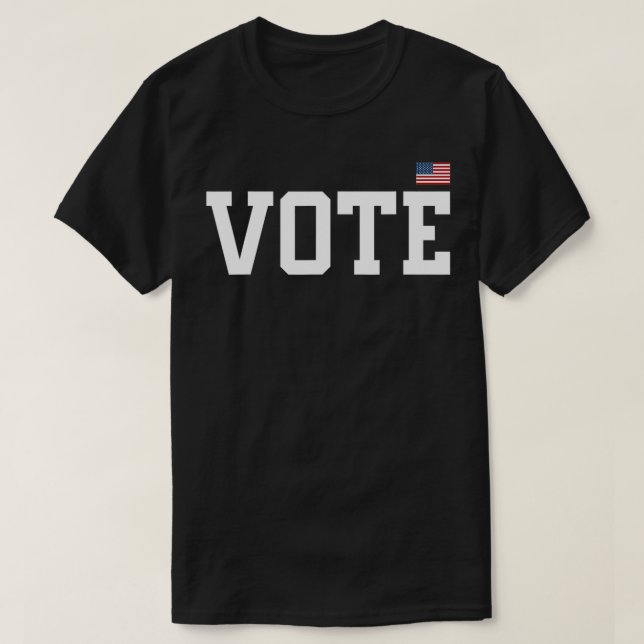 Vote Tshirt Women Men American Flag 2022 Election  (Design vorne)