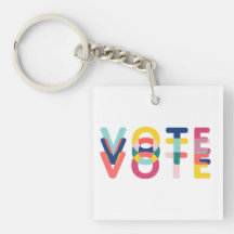 Vote Vibranly Rainbow Blue Orange Green