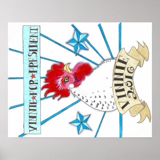 Vote Vinnie Poster (Vorne)