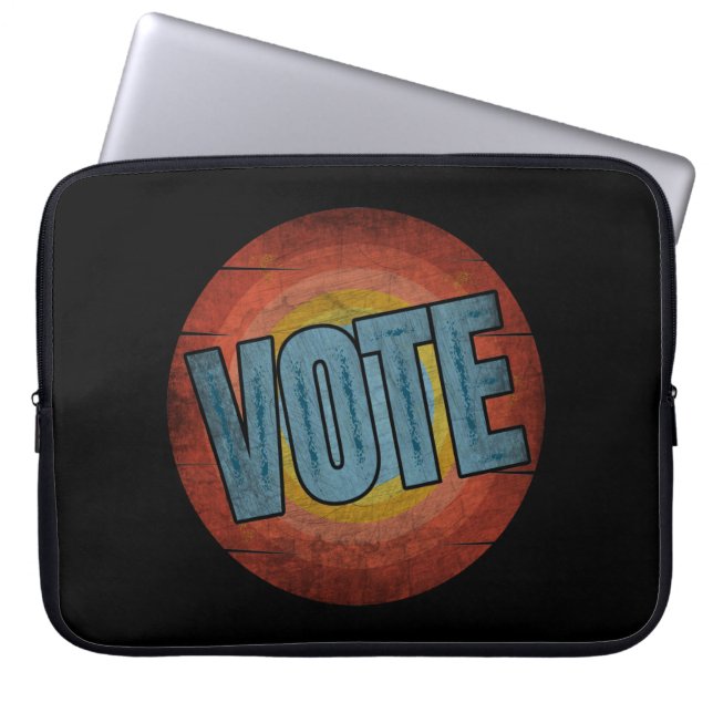 VOTE VINTAGE LAPTOPSCHUTZHÜLLE (Vorderseite)