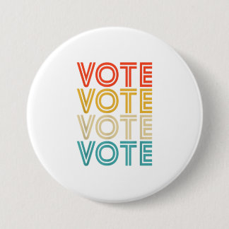 Vote Vintage Style Button