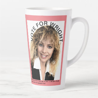 VOTER POUR ÉCRIRE SIGNER LATTE MUG