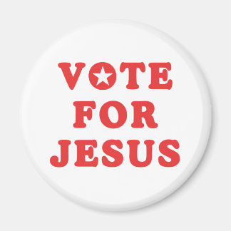 Voter Pour Jésus Magnet - Foi