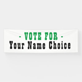 Voter Pour La Bannière Des Candidats Aux Élections