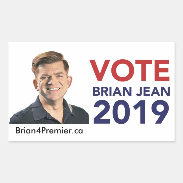 Voter Stickers Brian Jean (Devant)