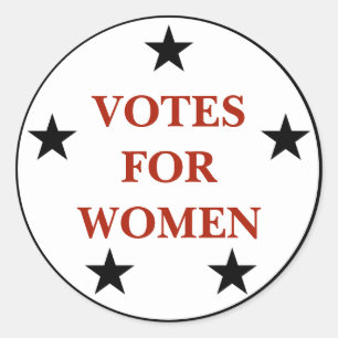 Votes pour les femmes Sticker à stylo à souffrage 