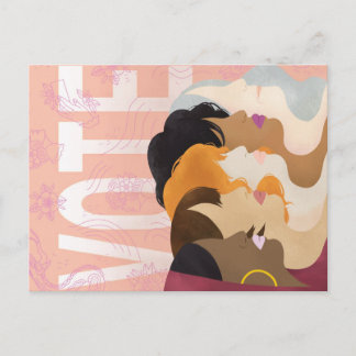 Votez comme une femme 2020 Cartes postales par Vax