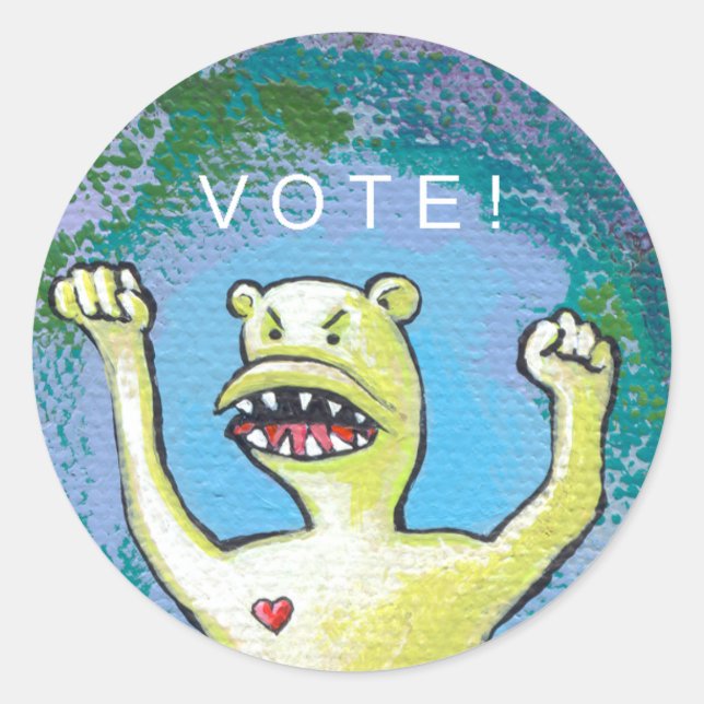 Votez Monster Sticker - Vous devez voter ! (Devant)