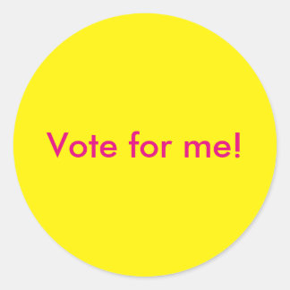 Votez pour moi Stickers