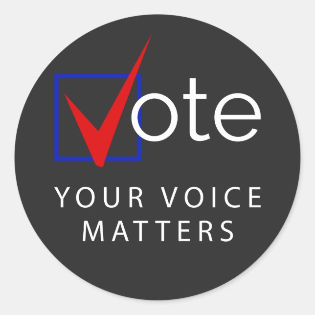 VOTEZ vos stickers Voice Matters 2020 (Devant)
