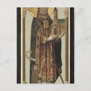 Votive Panel Depicting St. Ansgar, 1457 Postkarte