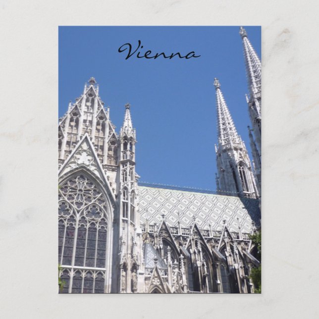 Votivkirche Wien Postkarte (Vorderseite)