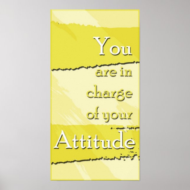 Votre affiche de motivation d'attitude (Devant)