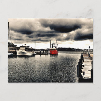 Votre bateau a entrée - la carte postale de Boston