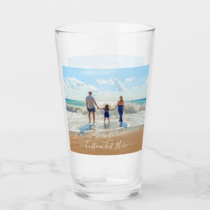 Votre cadeau de verre photo préféré avec texte per